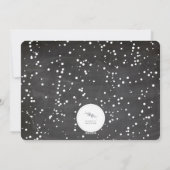 チョーク保ボードクリスマスに穏やかでジングルおもしろいー シーズンカード (裏面)