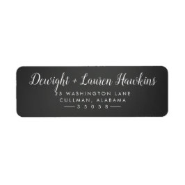 チョーク差出人住所ラベル ラベル