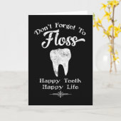 チョーク忘れボードを浮かべない カード (黄色い花)