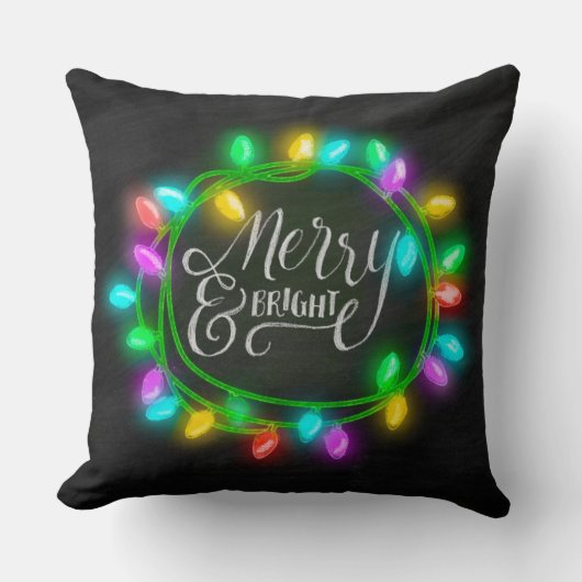 チョーク描と明るい光 クッション (正面)