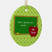 チョーク最高のボードのクリスマス装飾 セラミックオーナメント (右)