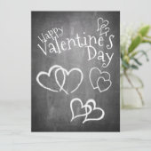 チョーク板のハッピーバレンタインデー (スタンド正面)