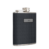 チョーク男らしストライプメンズモノグラム フラスク (右)