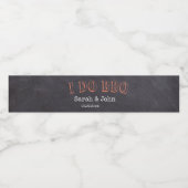 チョーク素朴ボードカントリーI do BBQ ペットボトルラベル (シングルラベル)