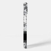 チョーク素朴ボードレースパターン名前をカスタムする Case-Mate iPhoneケース (裏面 / 右)