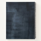 チョーク素朴ボード水カラーグリーンバラレシピ ノートブック (裏面)