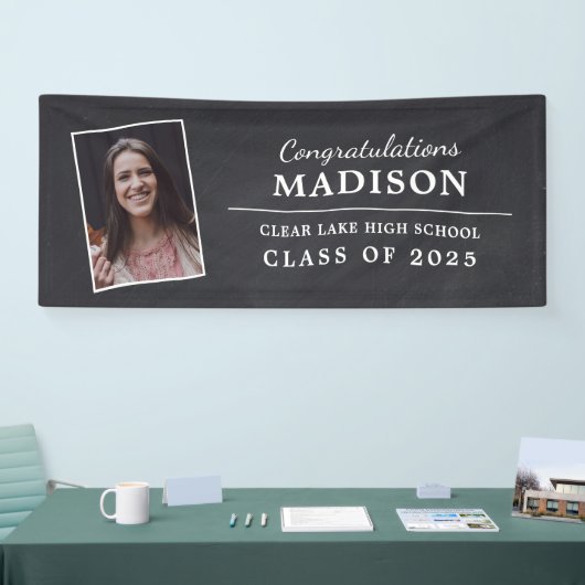 チョーク素朴卒業記念写真 横断幕 (トレードショー)