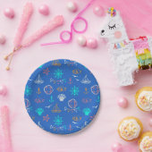 チョーク航海のスケッチパターン ペーパープレート (パーティー)