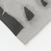 チョーク象家族 フリースブランケット (角)