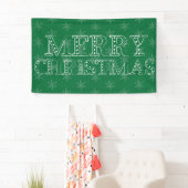 チョーク雪片パターン 横断幕 (インサイチュ)