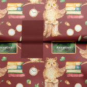 チョーク頭が切れるボード子供の名前かわいいフクロウ 薄葉紙