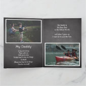 チョーク4 Photo Father's Day Card From Amazing Son カード (内部)
