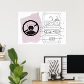 チョーク7 ポスター (ホームオフィス)