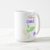チョーク&コーヒー=ライフ コーヒーマグカップ (正面右)