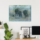 チョーク・ゾウ ポスター (ホームオフィス)