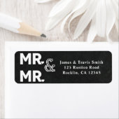 チョークMR&MRゲイ結婚婚約 ラベル (インサイチュ)