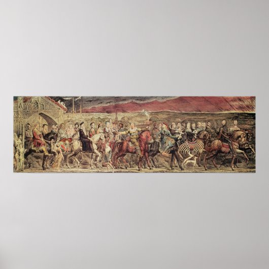 チョーサー・カンタベリー巡礼者 ポスター (正面)