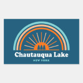 チョータークレイクニューヨークレインボー 長方形シール (正面)