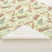 チョーチョアンティークトレインズシェルパブランケット シェルパブランケット (3/4)