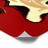 チョーチョレッディプリント ポスター (角)