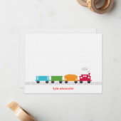 チョーチョートレインサンキューカード ノートカード (正面/裏面インサイチュ)