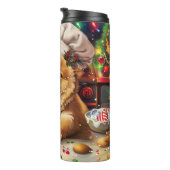 チョーチョーホリデーベーキング:フェスティバルクリスマス タンブラー (回転右)