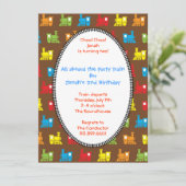 チョーチョー列車 招待状 (スタンド正面)