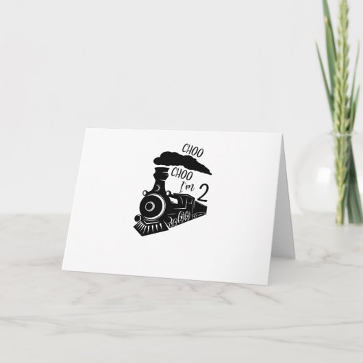 チョーチョーI'm 2つ折り畳みグリーティングカード カード (正面)