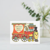 チョーチョ列車バレンタイン シーズンポストカード (スタンド正面)