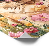 チョードッグポートレートウォールアートプリントポステ ポスター (角)