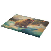 チョービーチサーフィン絵画ズ カッティングボード (角)