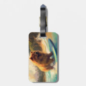 チョービーチサーフィン絵画ズ ラゲッジタグ (裏面縦)