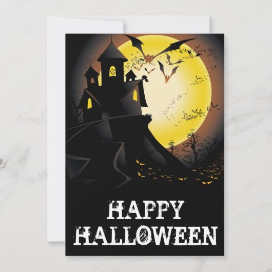 チョーフ幽霊のよく出るィーハウスホラーハローウィンパーティ 招待状 (裏面)