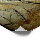 チョーベットケーブの馬と他の野生動物絵画の数 ポスター (角)