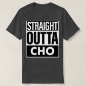 チョー ネーム ストレート アウト オブ チョー Tシャツ (デザイン正面)