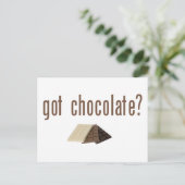 チョ得コ?(バー付き) ポストカード (スタンド正面)