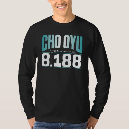 チョ・オユー Tシャツ (正面)