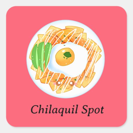 チラキレス・ロホス スクエアシール (正面)