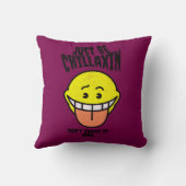 チラキンになれ – 良い雰囲気を広げる クッション (裏面)