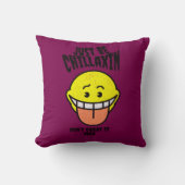 チラキンになれ – 良い雰囲気を広げる クッション (正面)