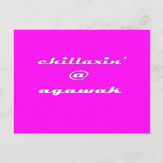 チラクシン@ Agawak ポストカード (正面)