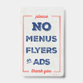 チラシなし、メニュー、広告サインのバッジ バッジ