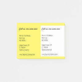 チラシのメモ ポストイット