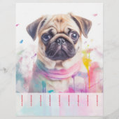 チラシを売るパグ チラシ (裏面)