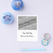 チラシカスタムの文字画像と画像テンプレート チラシ (シングル)