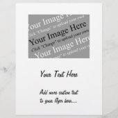 チラシカスタムの文字画像と画像テンプレート チラシ (正面)