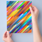 チラシカラフルデジタルアートG391 チラシ (手)