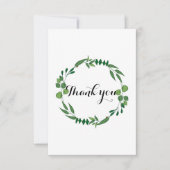 チラシサンキューカード付きフラット サンキューカード (正面)