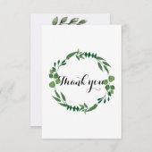 チラシサンキューカード付きフラット サンキューカード (正面/裏面)