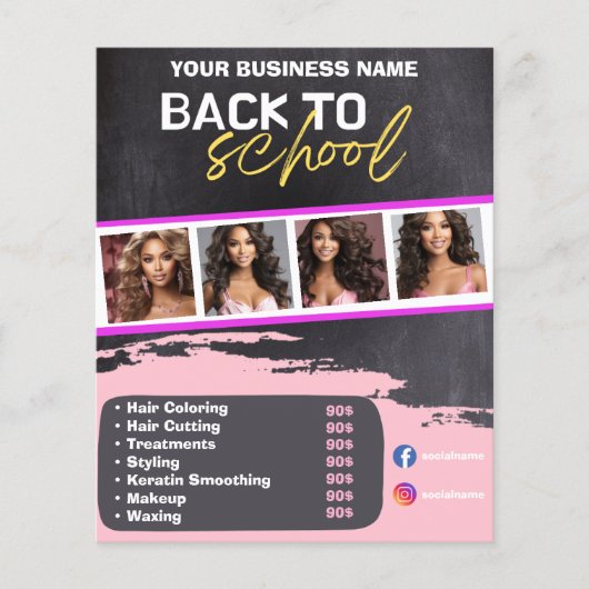 チラシ美容師新学期販売チラシ チラシ (正面)